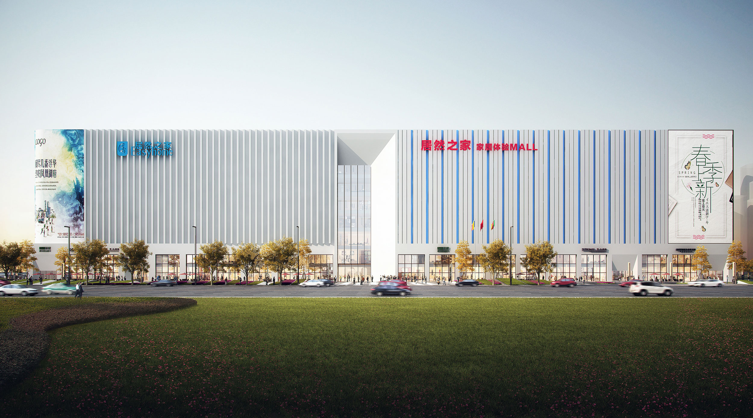 青龍中標(biāo)居然之家GRC項目 建筑GRC