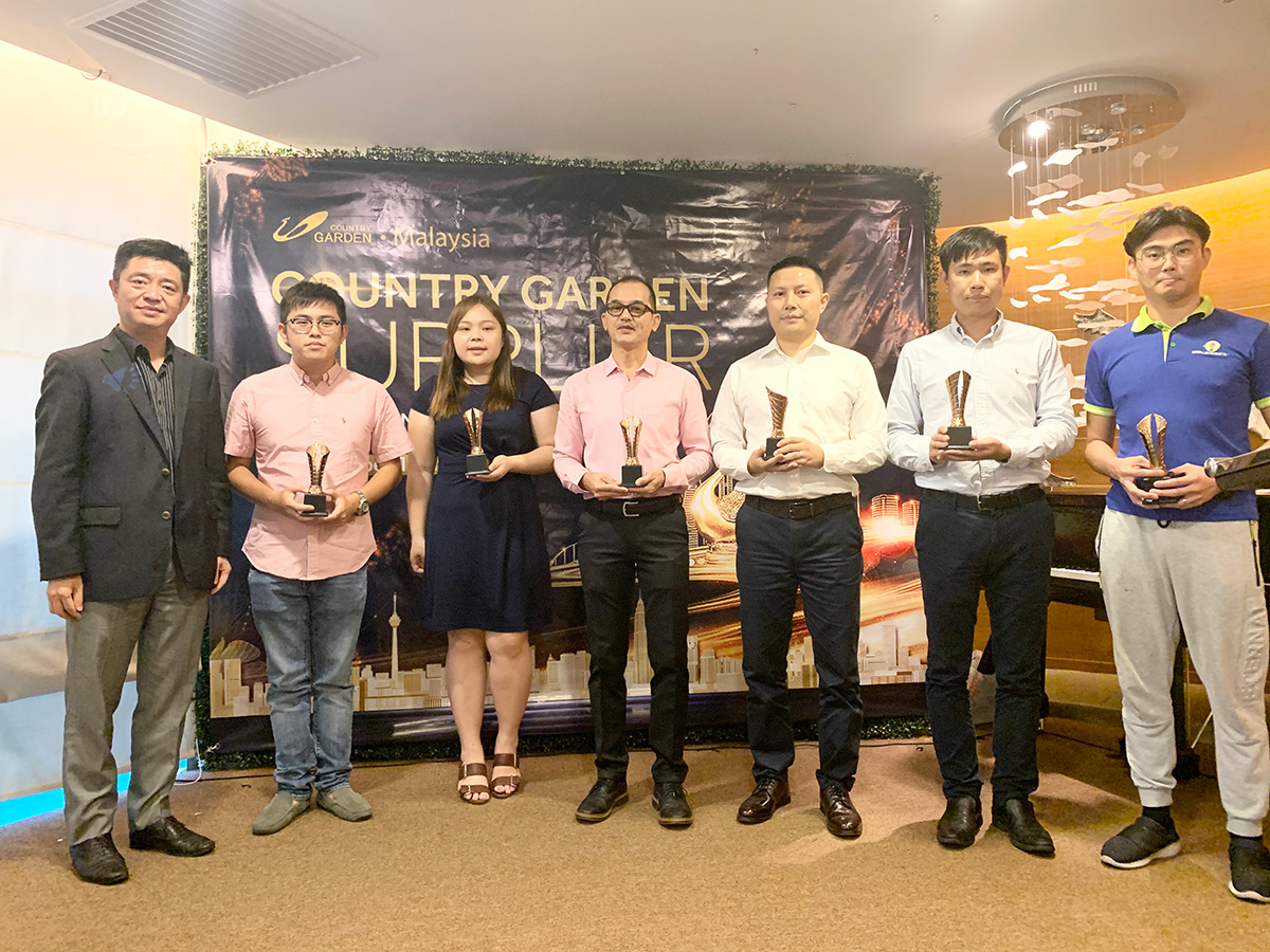 青龍榮獲碧桂園集團(tuán)兩項(xiàng)殊榮 防水材料